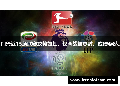 门兴近15场联赛攻势如虹，仅两战被零封，成绩斐然。